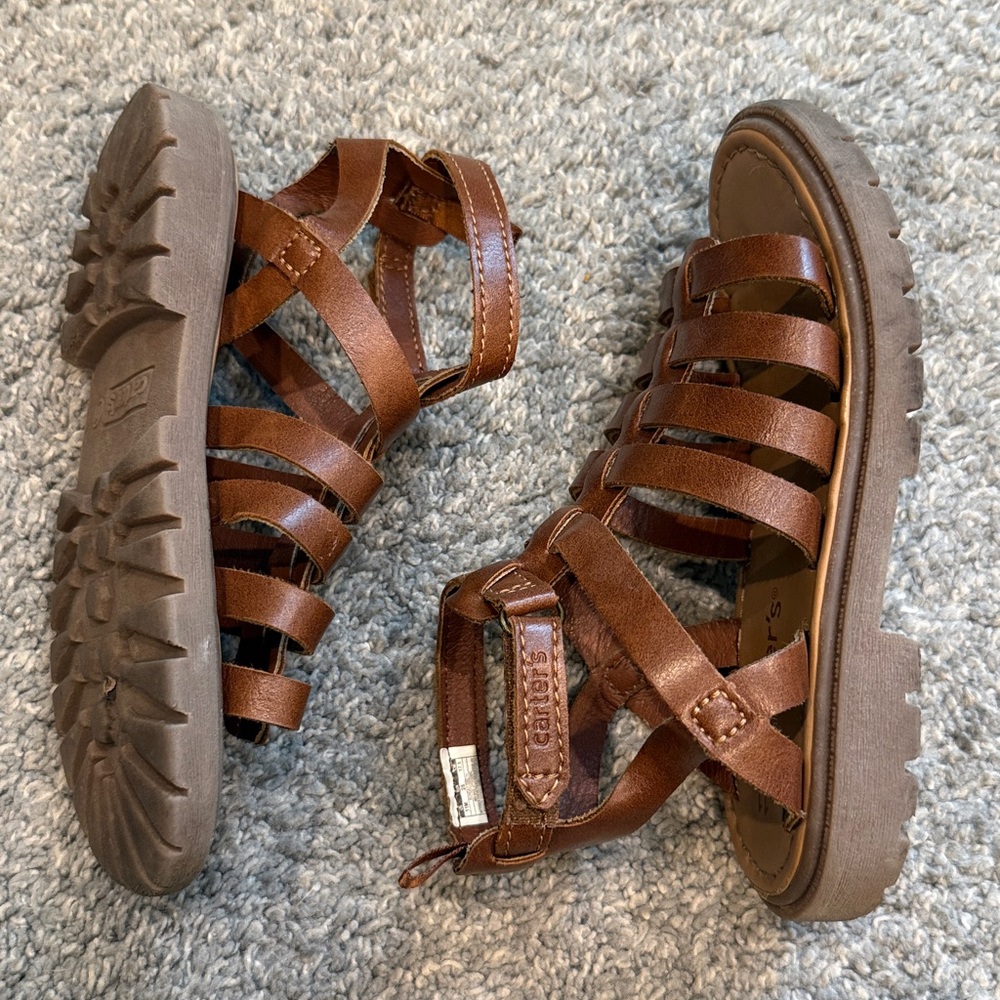 3/$10 ☀️ Carter's | Ronda Strappy Gladiator Sandals for Girls - Picture 6 of 10